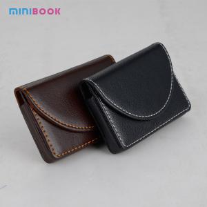 Wholesale Custom Logo Minibook Vegan Leather Cards Case Wallet Waterproof Zipper Hasp Closure from china suppliers