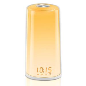 Wholesale Sounds Adjustable 256RGB Color Silentnight Sunrise Sunset Alarm Clock Touch Control from china suppliers
