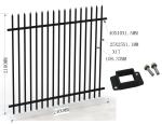 Garrison Fencing (China Supplier) | Black Color Garrison Fence