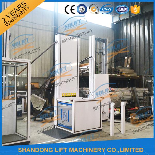 250kgs 2.5m Wheelchair Platform Lift Electric Vertical Wheelchair Lifts For Home