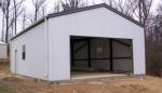 Quick Build Prefab Aircraft Hangars , Sandwich Panel Proof Cow Steel Farm
