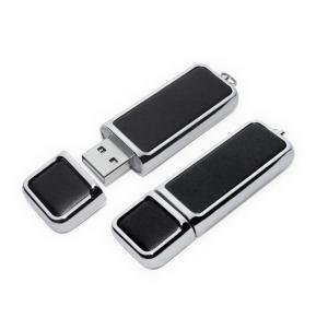Wholesale Leather USB Flash Drives with Keychain 4GB 8GB 16GB from china suppliers