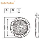 Waterproof IP68 12V Par56 Epoxy Resin Warm White High Quality Intelligent SMD
