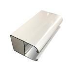 OHSAS Standard White Powder Coated Aluminum Window Profiles For Sliding