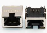 Single Port RJ45 CAT5 E CAT6 Side Entry 1000V RMS 60Hz For Lan Adapter