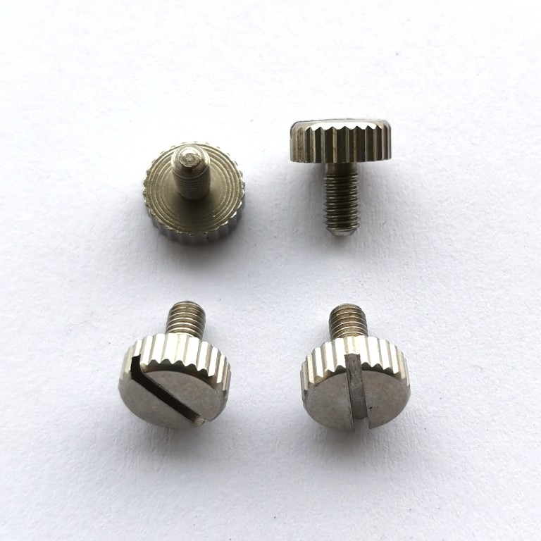M2.5X6 Stainless Steel Machine Screws knurled head passivated
