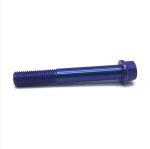 ISO9001 External Hexagon Screw Flange Screw Titanium Alloy Automotive Fastener
