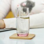 Colored Crystal 250ml Coffee Cup , Lead Free Beer / Wine / Water Drinking Cup