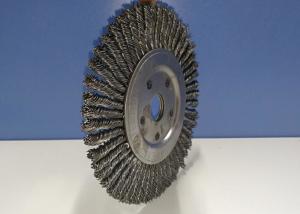 Wholesale 7 inch Fast Cleaning Rust Twisted Wire Brush / Steel Wire Wheel Brush Twisted from china suppliers