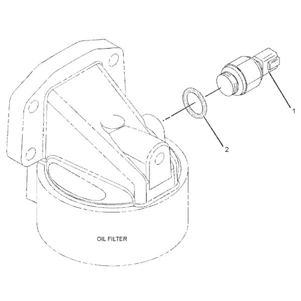 237-4894 2374894 Pressure Switch Backhoe Loader Electric Parts Fitting For C4.4 426F2