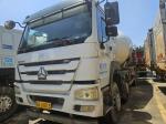 Howo 8x4 380HP Used Concrete Mixer Truck With SINOTRUK WD615.47 Engine