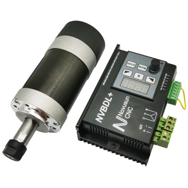 Brushless Dc Motor CNC little router machine 48V 400W 12000rpm57BLY90-4120 black