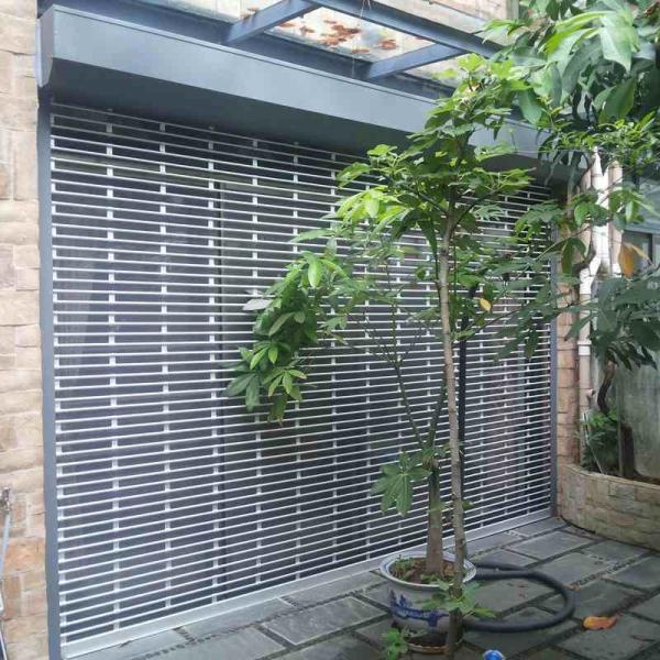 Stainless Steel / Aluminum Automatic Roller Grilles Door Sample Available