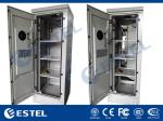 Telecommunication Outdoor Battery Telecom Cabinet Floor Mounting With Heat