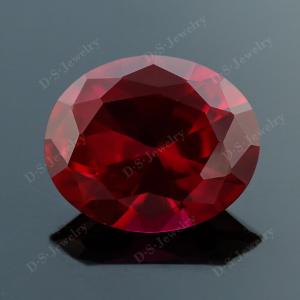Wholesale Factory price ruby corundum gemstone pear shape synthetic ruby stone prices from china suppliers