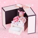 UV Coating Custom Logo Design Double Door Cardboard Gift Box for Valentine's Day