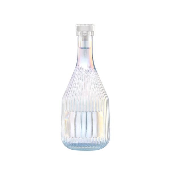 Collar Material Aluminum Plastic PP 750ml Glass Whisky Liquor Bottle for