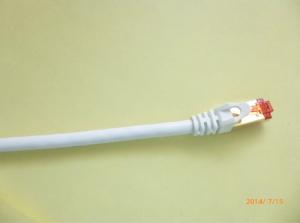 Wholesale 9 0.5M CAT6 FTP Professional Gold Headed Shielded Network Cable -High Speed 500MHz Cat6 / from china suppliers