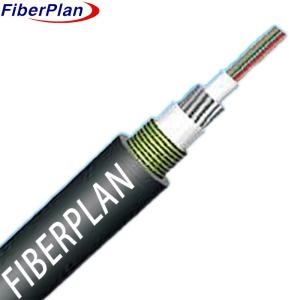 Wholesale Polyethylene Jacket GYXTS Outdoor Armored Crush Resistant Fiber Optic Cable from china suppliers