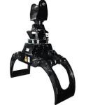 OEM Excavator Hydraulic Log Grapple Rotating For Forestry Machine
