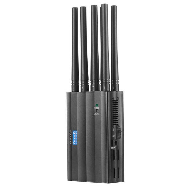 8 frequency band portable mobile phone signal jammer GSM 3G 4G GPS signal jammer