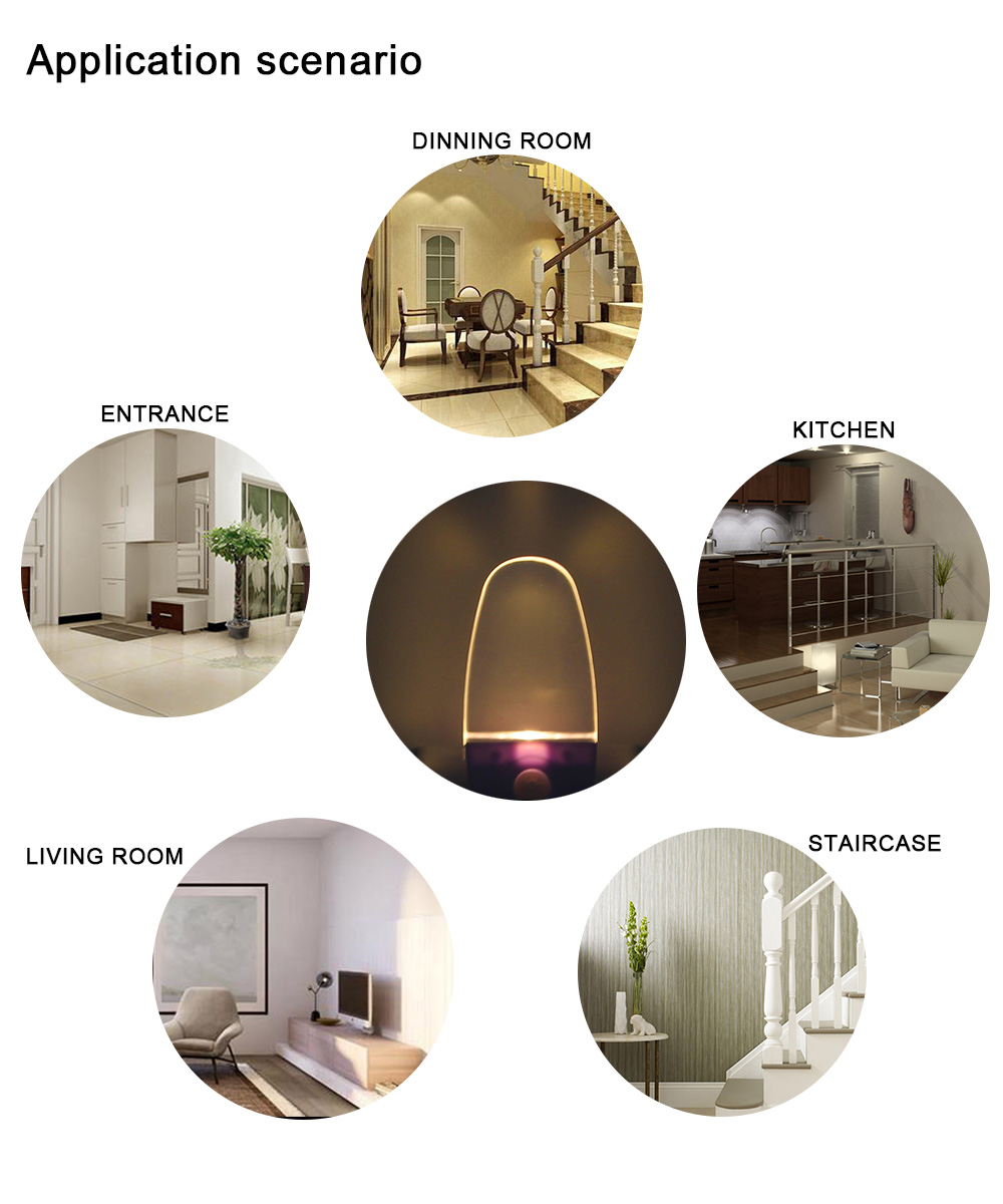2700K Motion Sensor LED Light Plug In Sensor Night Lights Warm White