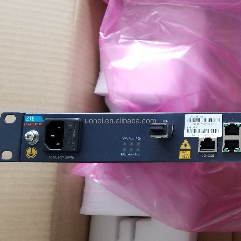 ZTE F809 ZTE ZXA10 F809 industrial ONU of the fixed box type and with 4 FE ports and 4 RS232/RS485 interfaces