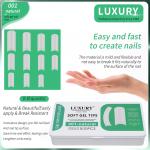 Professional Long Lasting Soft Gel Nail Tips For Nails Extension At Art Salon