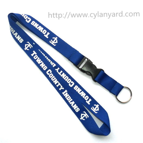 Personalized polyester key holder lanyards