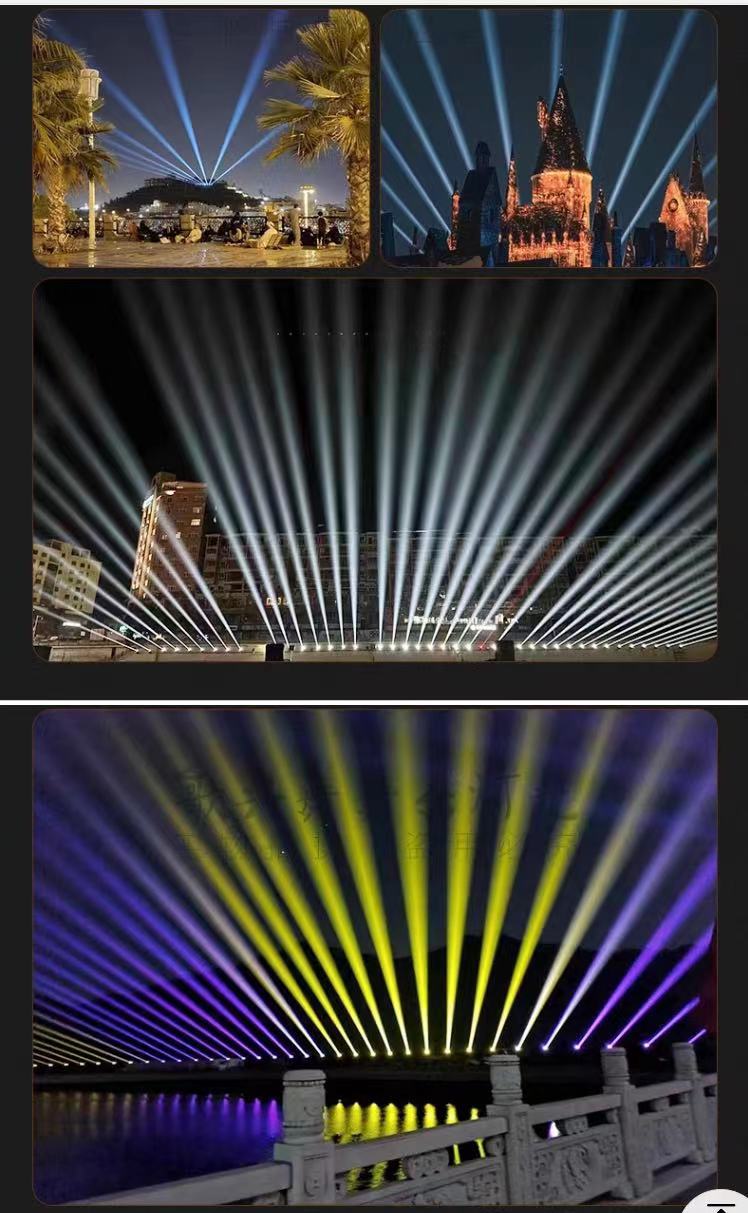 RGBW 380 Stage Event Lights Waterproof IP65 16CH Channel 280 Bulb -10 50 Case for DJ Clubs