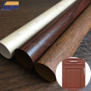 Wholesale Vacuum Membrane Press High Gloss PVC Sheet For Doors / Wood Texture Pattern from china suppliers