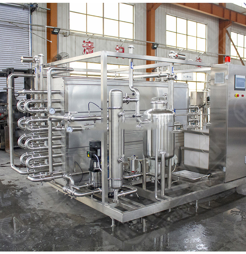 New Design Multi-Function Food Factory Electric Milk 500L/H Tube Sterilizer