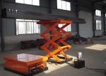 SANTO Stationary Hydraulic 3 Ton Scissor Lift 5.5KW Electric Lift For Constructi
