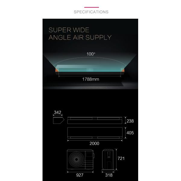 Variable Frequency Compressor TV Cabinet Air Conditioner for Cooling and Heating Function