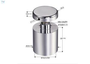 Wholesale Aluminium Cable Display Components Anodized Silver Finish Sign Standoff from china suppliers