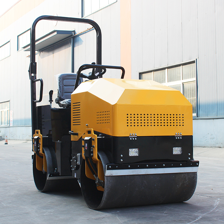 Full Hydraulic 2 Ton Ride-On Double Drum Vibratory Roller Compactor with CHANGCHAI Engine