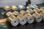 Golden / Blue / White Hydrophilic Aluminium Foil Excellent Coating Performance