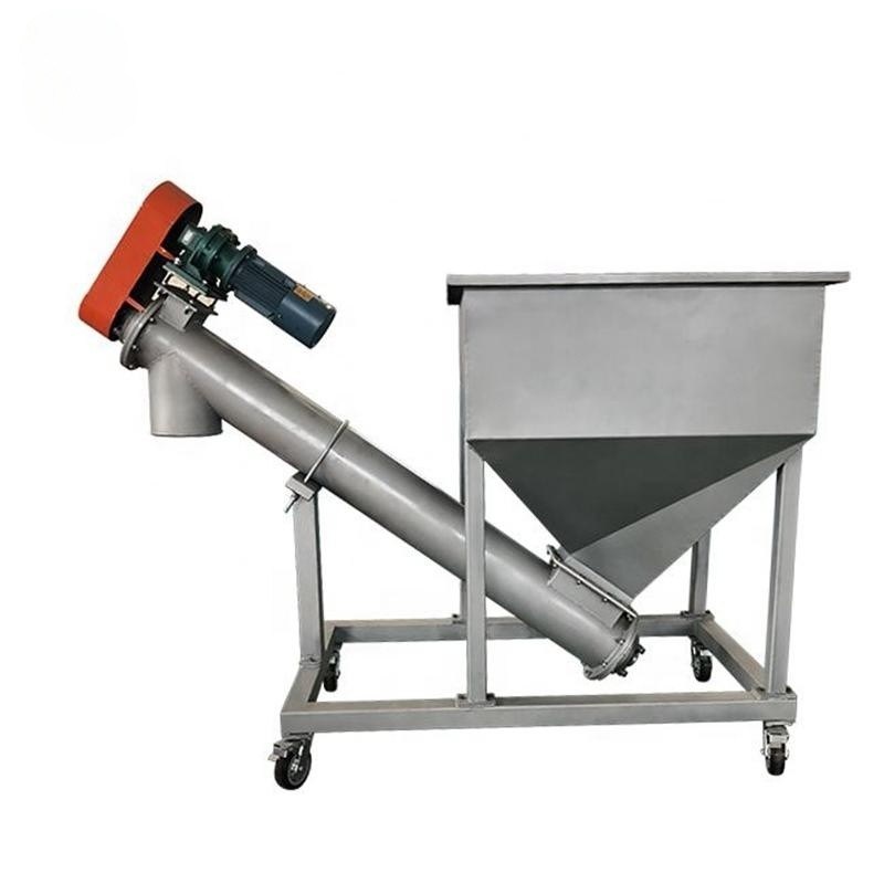 OEM Custom Cement Flexible Auger Feeder Concrete Stainless Steel Screw Conveyor