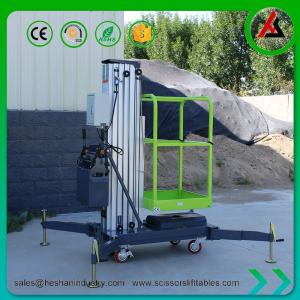 Wholesale Vertical Aluminum Mast Lift Table Hydraulic Single Man Electric Lift from china suppliers