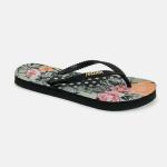 Wear Resistant OEM Summer Beach Flip Flop With Black Thin Strap