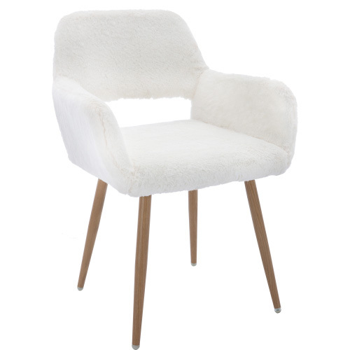 Set of 2 Modern Nordic Design Comfortable Dining Chairs with Iron Metal Legs Product Size 23.23*18.11*31.1" Upholstered