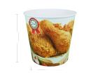 70oz 85oz Branding Custom Printed Popcorn Buckets For Food Packaging