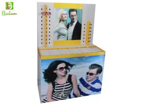 Wholesale Printed Sunglasses Cardboard Display Stands Cylindrical Pile Head from china suppliers