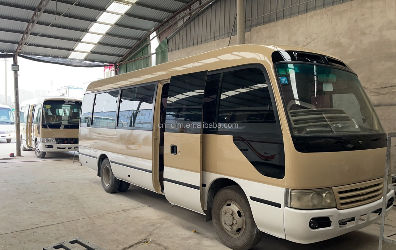 Refurbished 23 6 Seats Capacity Toyota Coaster Bus Used with 15B-FT Engine Model