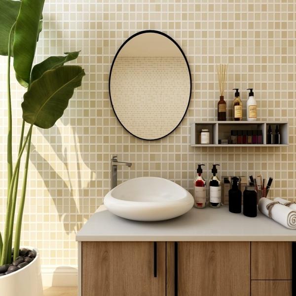 Wallpaper Rolls Tiles Design Wallpaper Self Adhesive Wallpaper 3D Bathroom