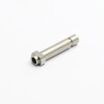 Bushing Medical Equipment Parts / Stainless Steel Screwed Rod Customized Color