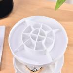 360 rotating makeup organizer DIY adjustable holder rack cosmetic display shelf