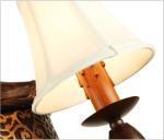 Moose antler chandelier Lighting Fixtures With lampshade (WH-AC-29)