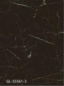 Wholesale 5.5mm Dark Brown Marble Vinyl Flooring Recyclable Corrosion Resistant GKBM Greenpy GL-S5561-3 from china suppliers