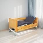 Comfortable and Sturdy Wooden Medical Bed for Home Care of Elderly Patients